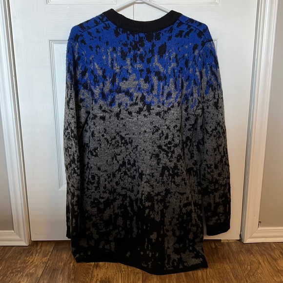 Speckled blue to grey ombré cardigan - Picture 4 of 5